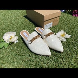 Steve Madden Croc-Embossed Mules Slides